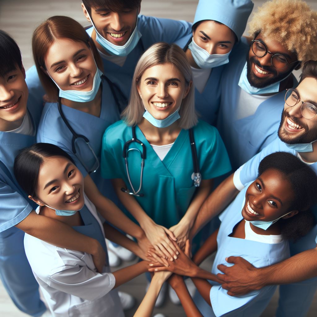 oet for nurses openeing opportunities for group of diverse nurses.