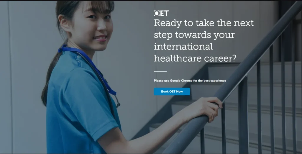 how to book oet exam