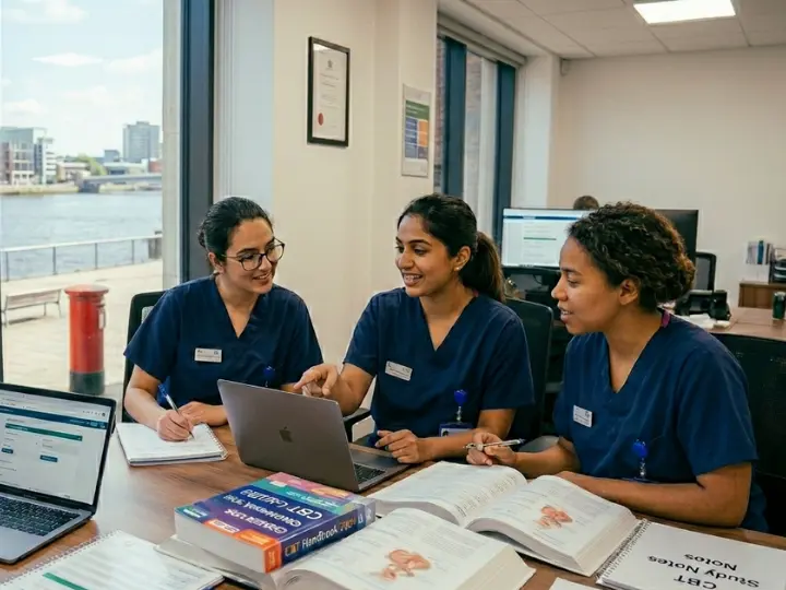 Nurses discussing future innovations