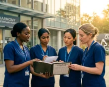 Nurses discussing controlled drugs in veterinary practice