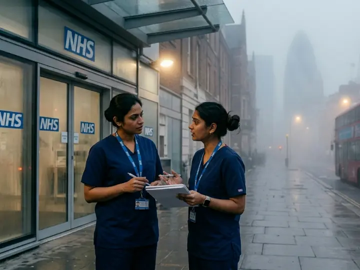 Nurse reviewing UK suicide statistics 2024 mental health data