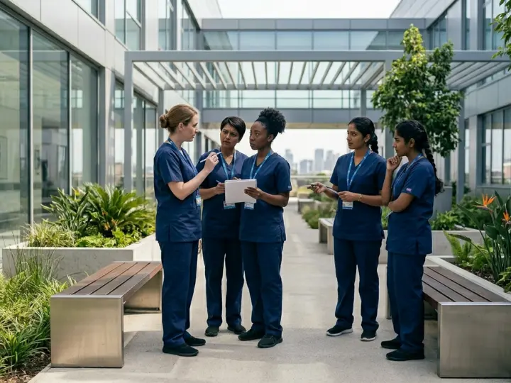 Healthcare professional analyzing suicide rates in UK 2024 report