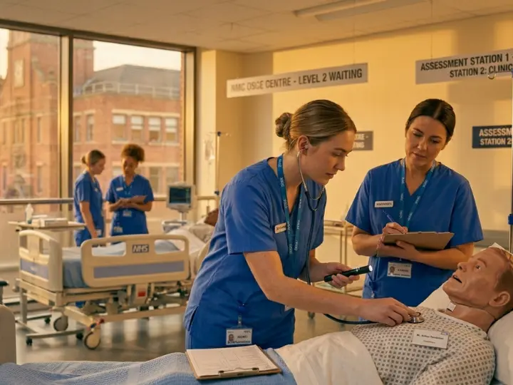 Nurses monitering the patient