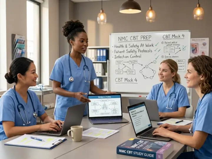 NMC CBT practice questions on patient-centred care and communication