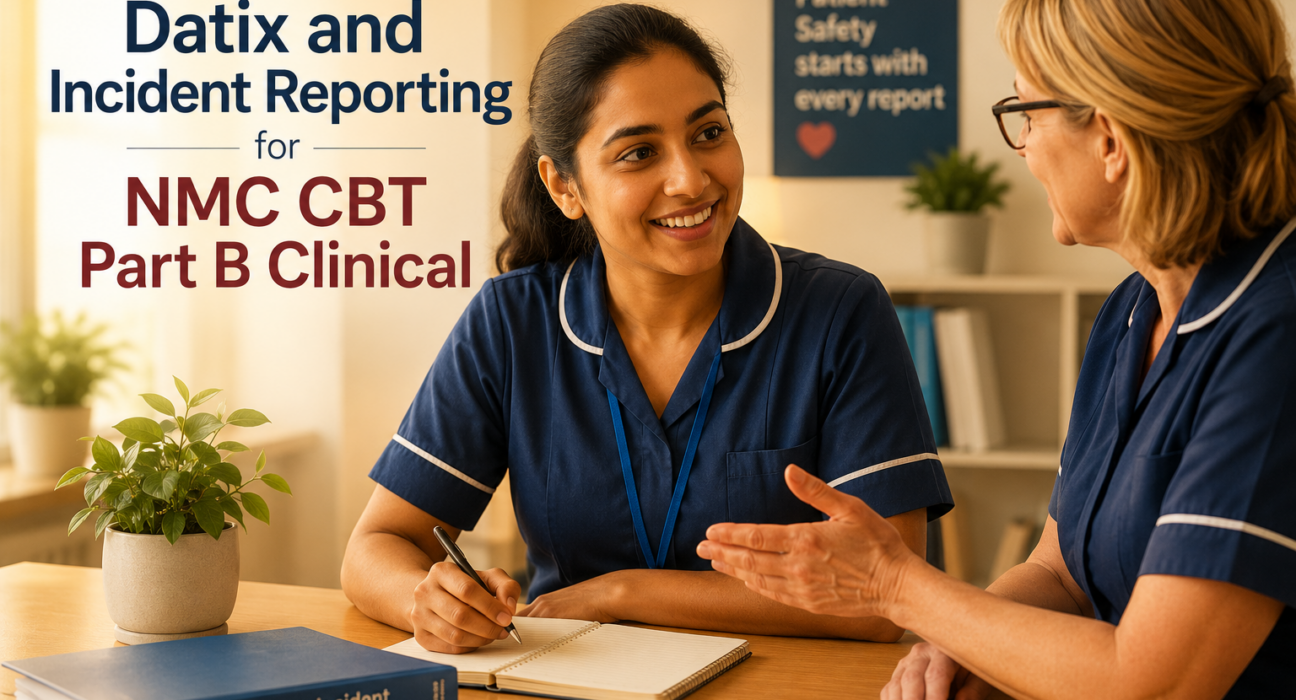 Datix Incident Reporting Revision NMC CBT Part B Clinical
